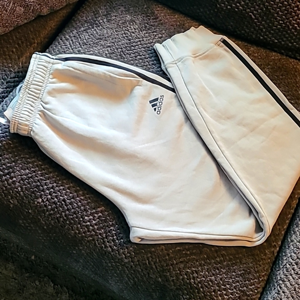 Grey adidas sweat pants joggers like new